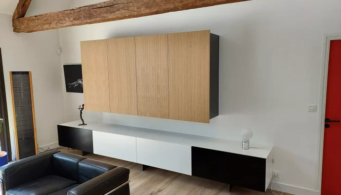 Réalisation d'un placard à Nantes par l’ATELIER POMPIERRE