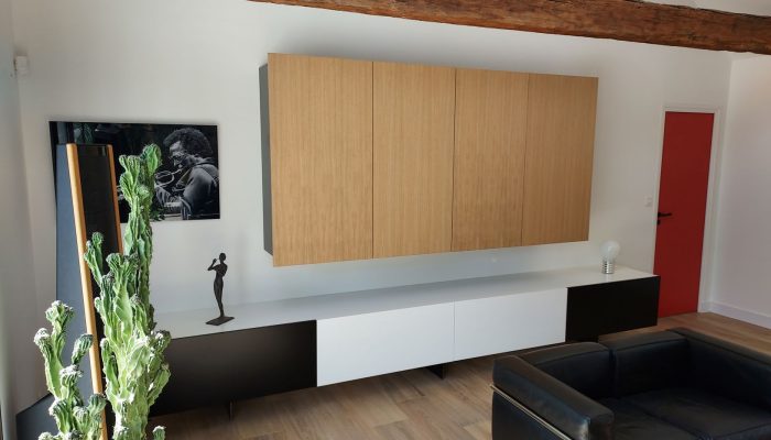 Réalisation d'un placard à Nantes par l’ATELIER POMPIERRE