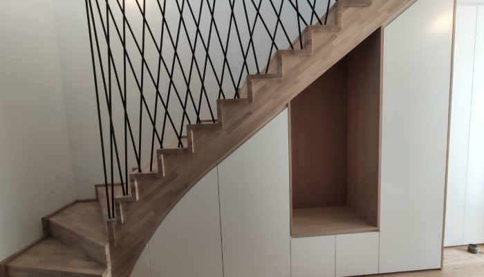 Réalisation d'un placard à Nantes par l’ATELIER POMPIERRE